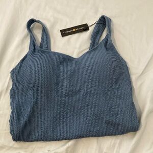 Kindred Braverly maternity swimsuit, size medium (M), blue